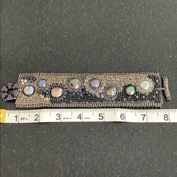 Bracelet beads and pearls  with a toggle clasp. - Picture 6 of 8